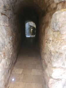 Narrow street in old Hebron city, Palestine