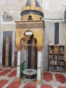 The cave peek view in Masjid Ibrahim, Hebron city, Palestine